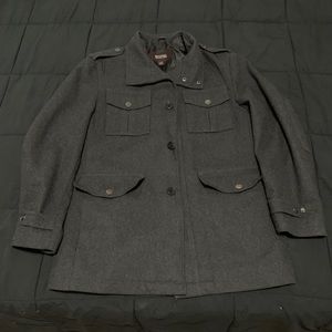 Michael Kors Dark Gray Pea Coat